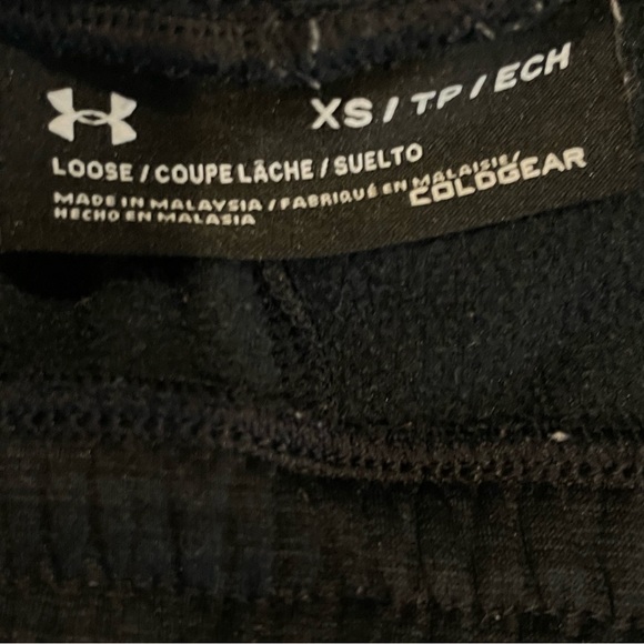 UNDER ARMOUR STYLISH Black Jogger Pants with drawstring! - Picture 4 of 5